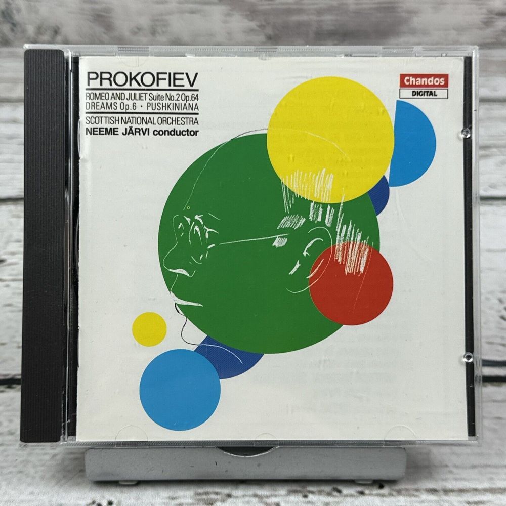 Prokofiev Romeo & Juliet No 2 Op 64 Dreams op. 6 Pushkiniana Neeme‎  [CD 1986]